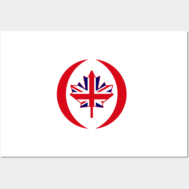 British Canadian Multinational Patriot Flag Series Wall Art by Village Values